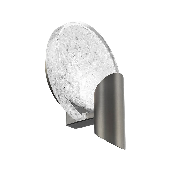 Oracle LED Wall Light in Antique Nickel.