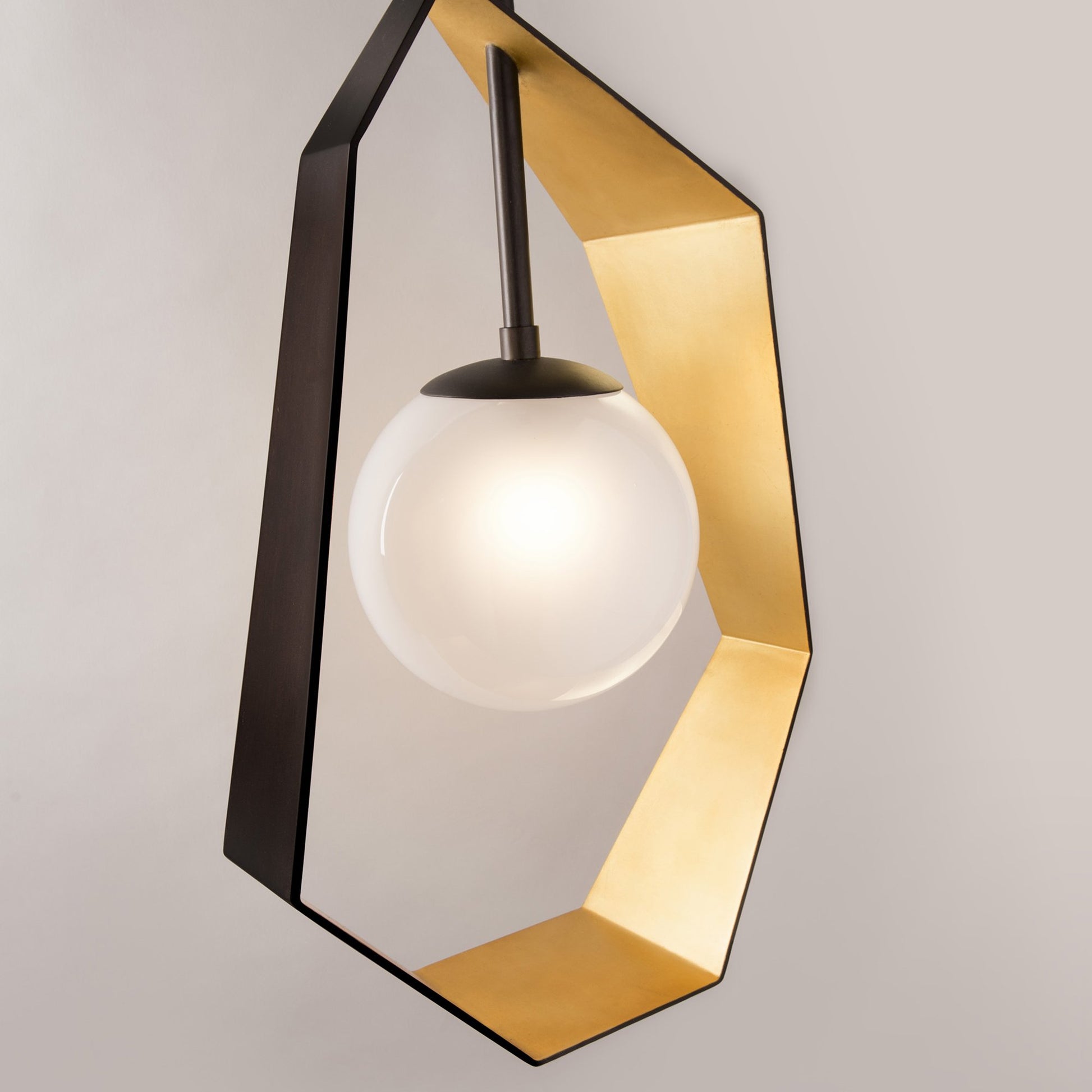 Origami LED Pendant Light in Detail.