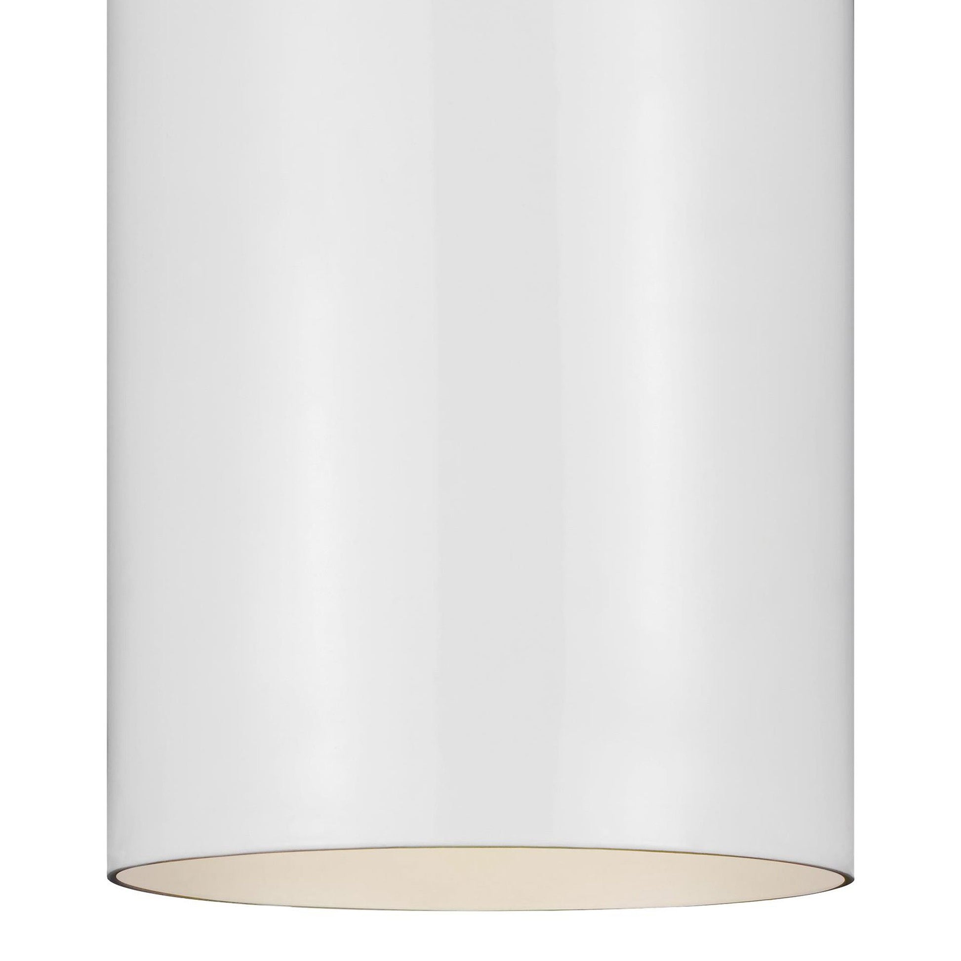 Outdoor Cylinders Ceiling Flush Mount in Detail.