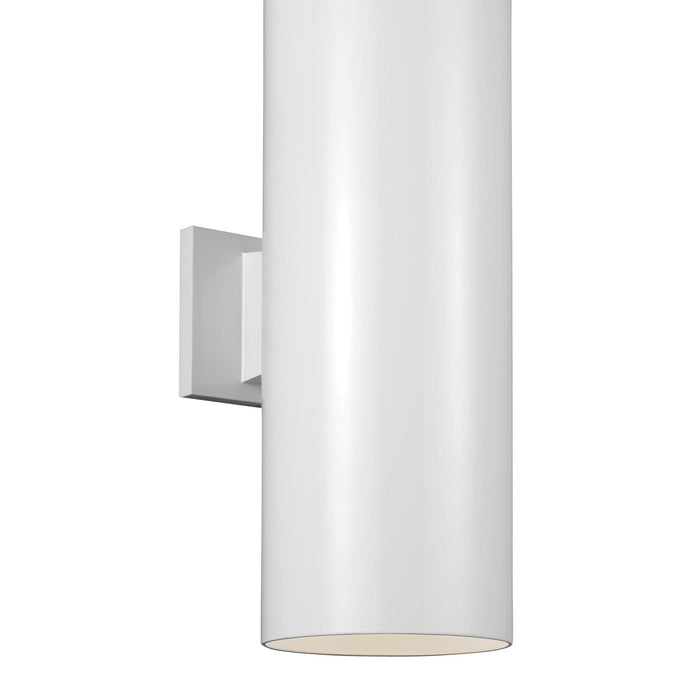 Outdoor Cylinders LED Wall Light in Detail.