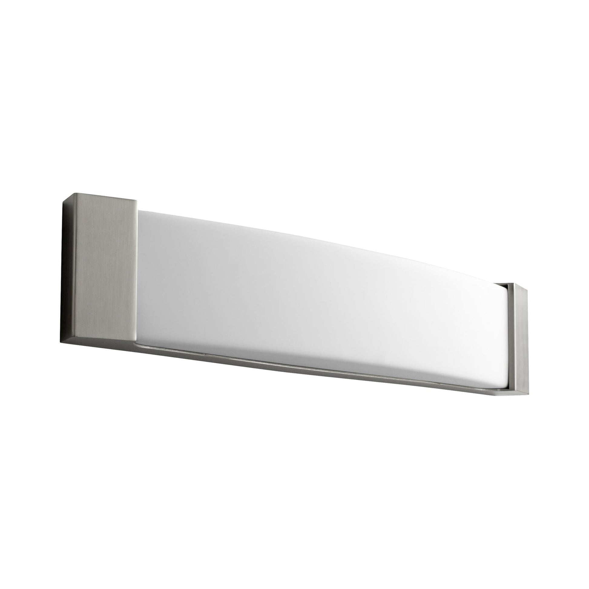 Apollo Vanity Wall Light in Satin Nickel (25.25-Inch).