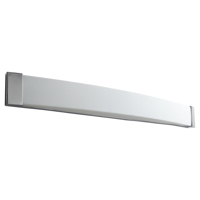 Apollo Vanity Wall Light in Polished Chrome (49-Inch).