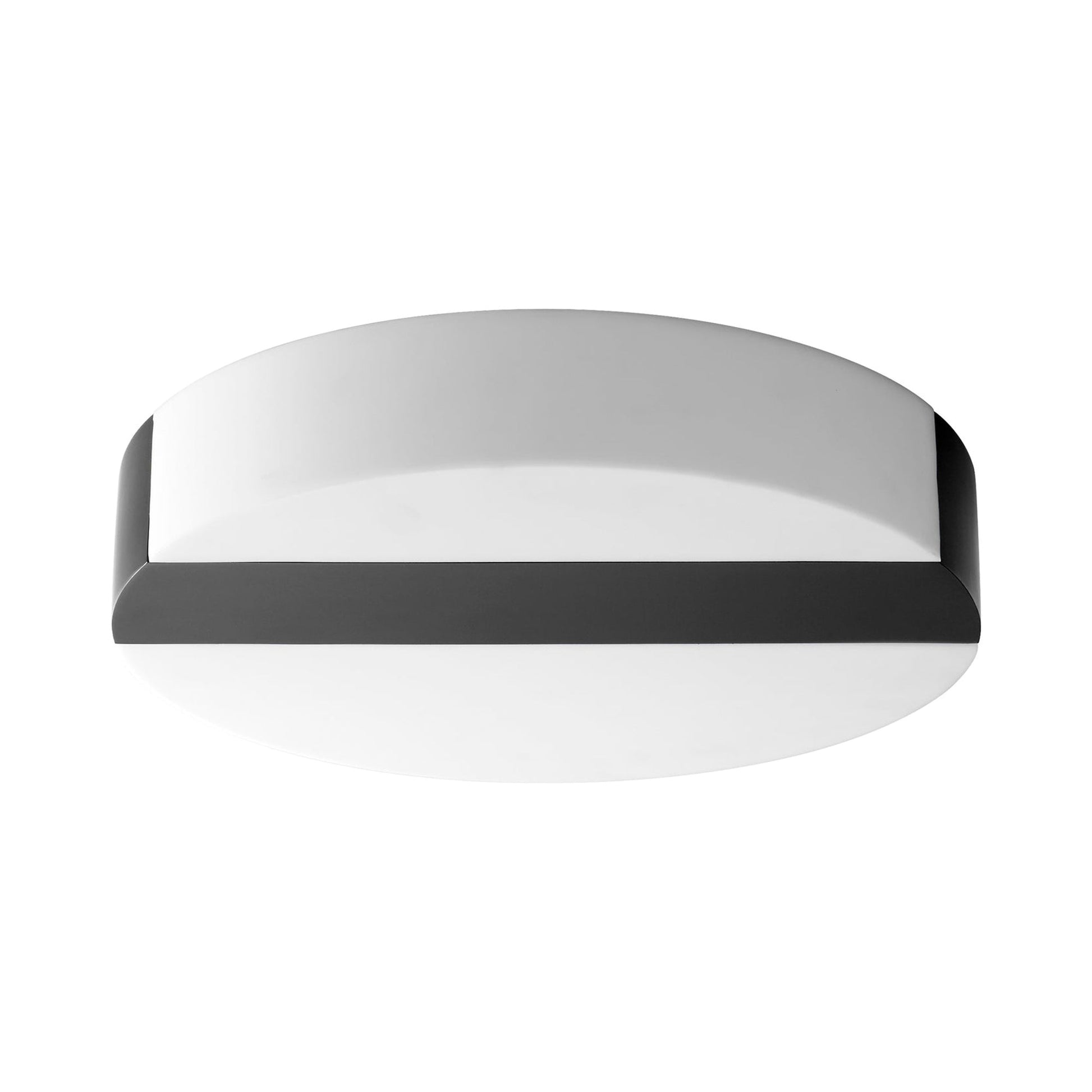 Aurora LED Flush Mount Ceiling Light in Black.