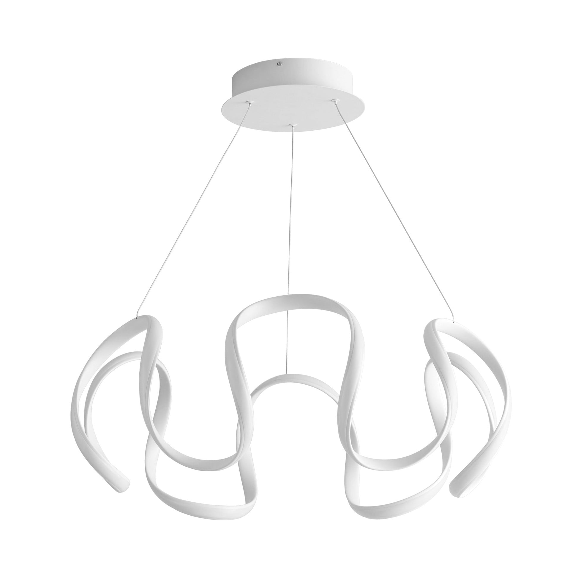 Cirro LED Pendant Light in White (Large).