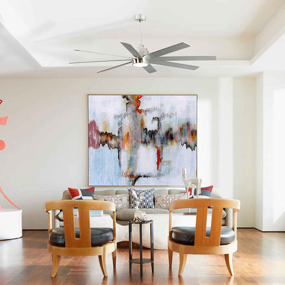 Cosmo Ceiling Fan in living room.