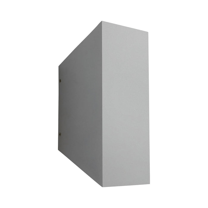 Duo Outdoor LED Wall Light in Grey (Large).