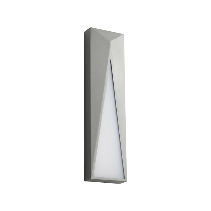 Elif Outdoor LED Wall Light in Grey (Small).