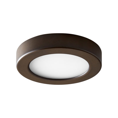 Elite LED Flush Mount Ceiling Light in Oiled Bronze (5.5-Inch).