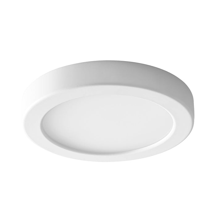 Elite LED Flush Mount Ceiling Light in White (7-Inch).