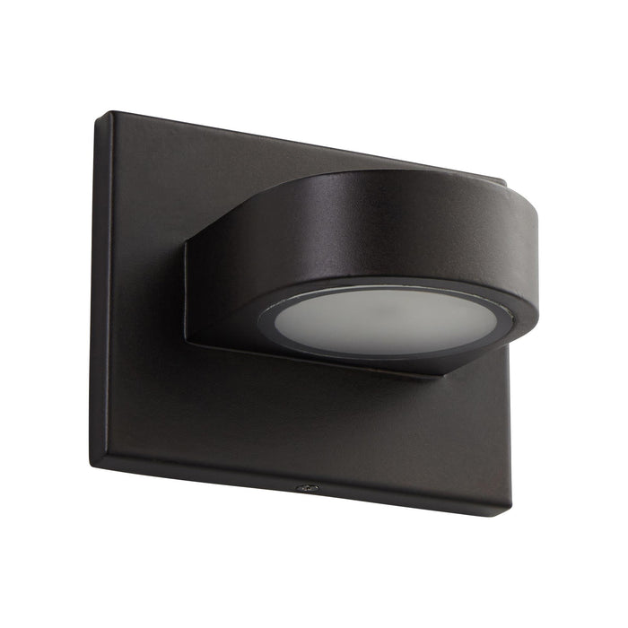 Eris Outdoor LED Wall Light in Oiled Bronze (Small).