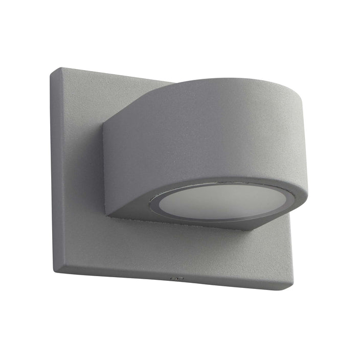 Eris Outdoor LED Wall Light in Grey (Large).