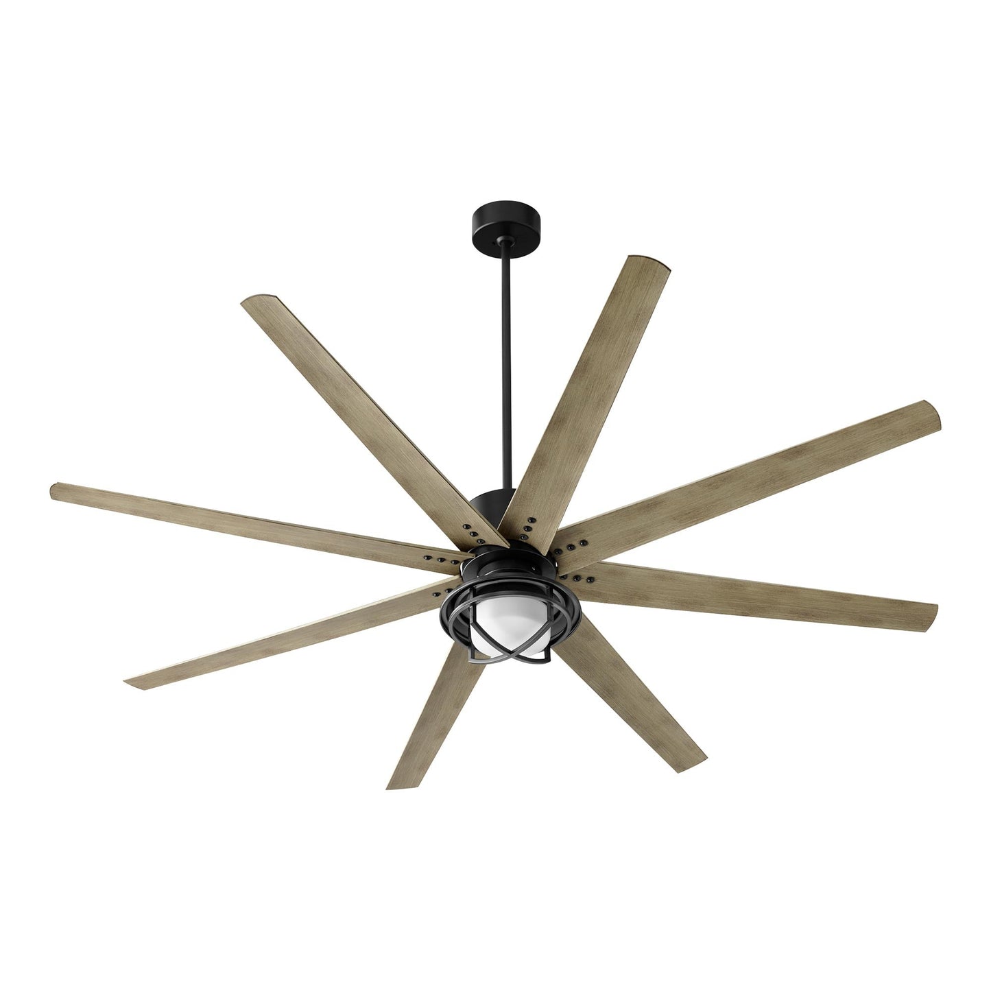 Fleet Ceiling Fan in Aged Brass.