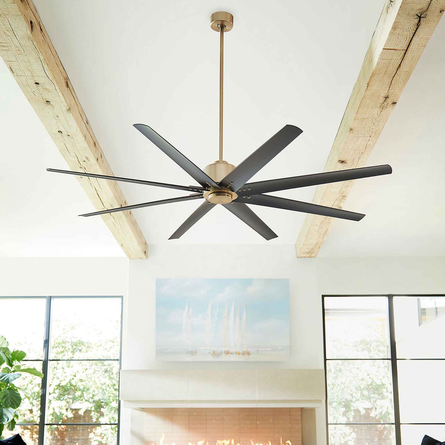 Fleet Ceiling Fan in living room.