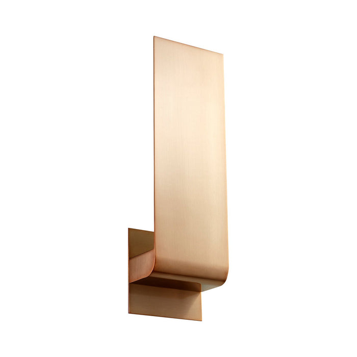 Halo LED Wall Light in Satin Copper (Large).