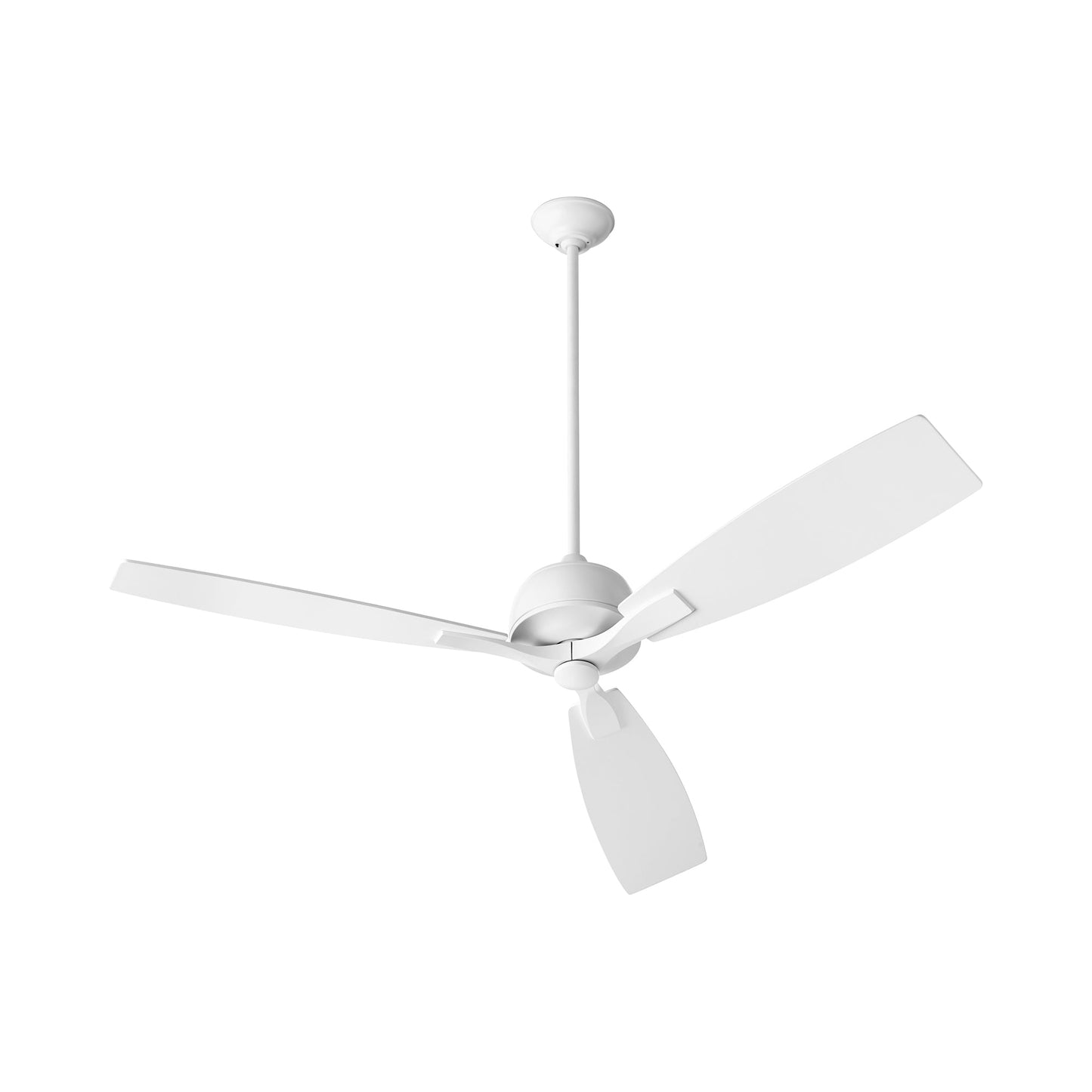 Juno Ceiling Fan in White.