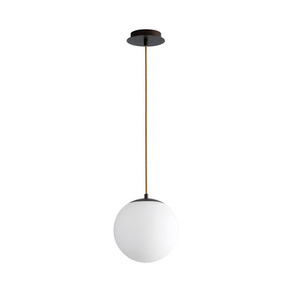 Luna LED Pendant Light in Oiled Bronze (10-Inch).