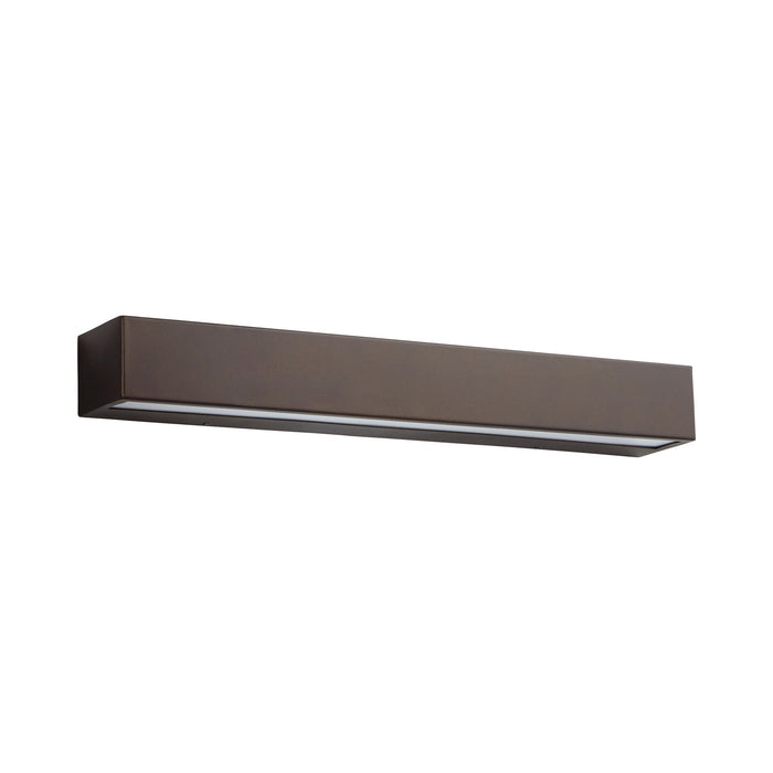 Maia Outdoor LED Wall Light in Oiled Bronze (23-Inch).