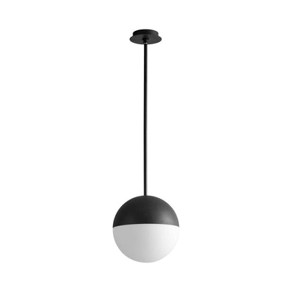 Mondo LED Pendant Light in Black (12-Inch).