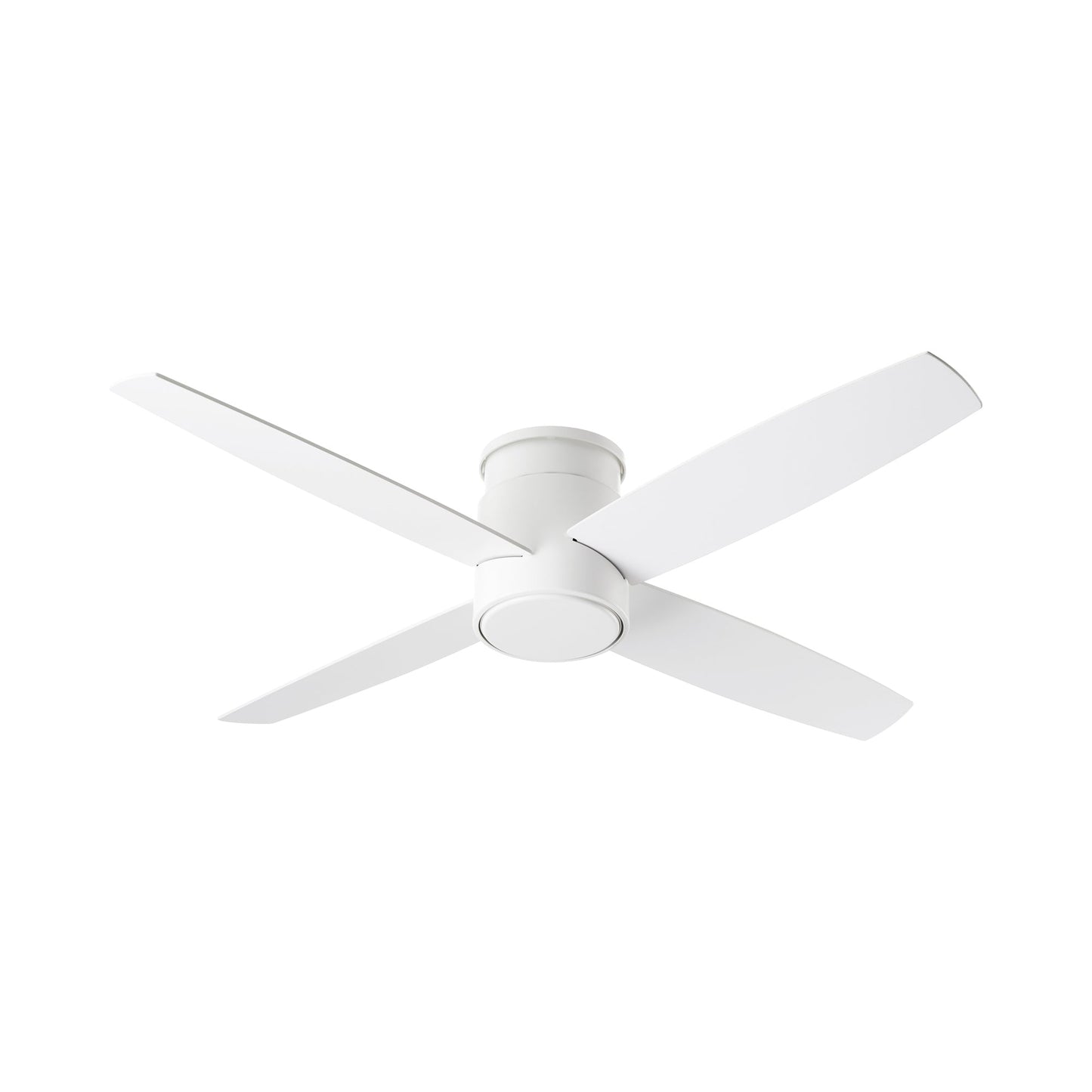 Oslo Flush Mount Ceiling Light in White (52-Inch).