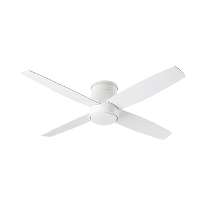 Oslo Flush Mount Ceiling Light in White (52-Inch/Light Kit).