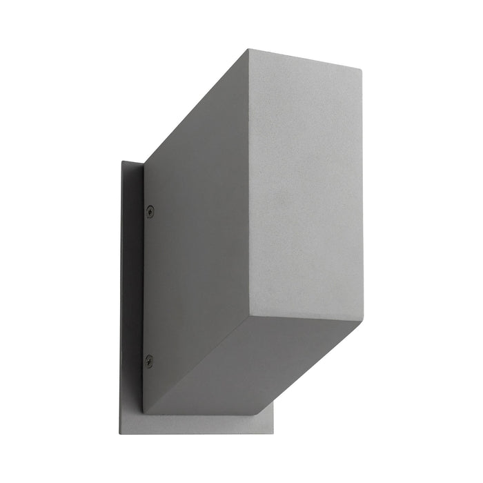 Uno Outdoor LED Wall Light in Grey (Small).