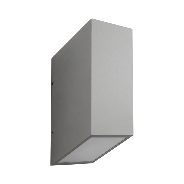 Uno Outdoor LED Wall Light in Grey (Large).