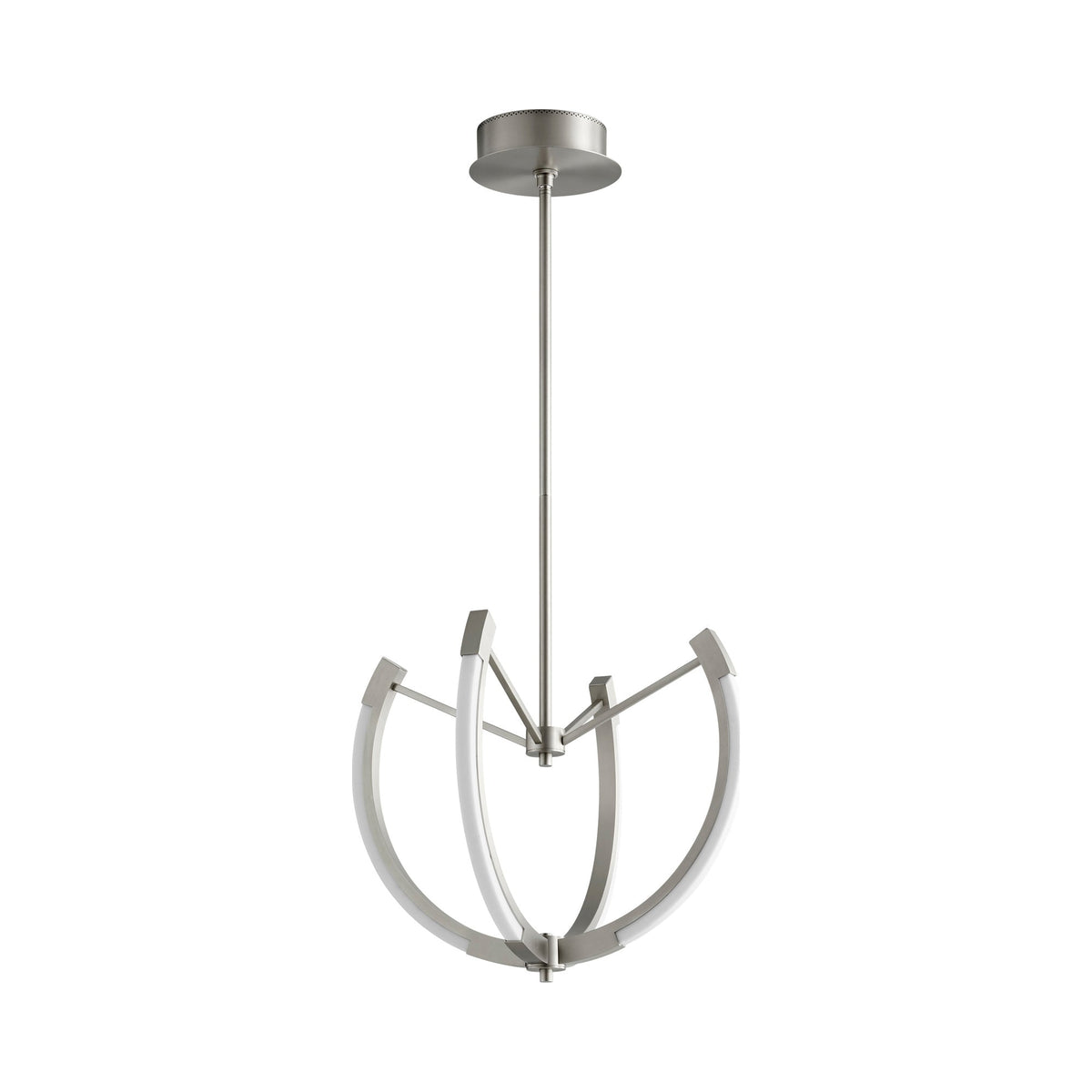 Save $228 • 21 Inch 40W 4 Led Chandelier-Satin Nickel Finish Oxygen ...