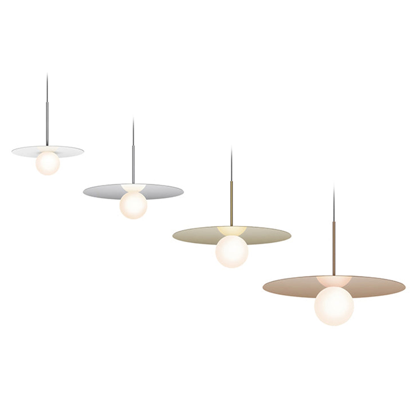 Bola LED Disc Pendant Light in Detail.