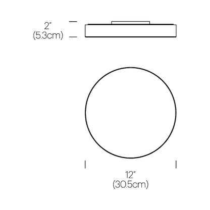 Bola Multi-Light Canopy - line drawing.