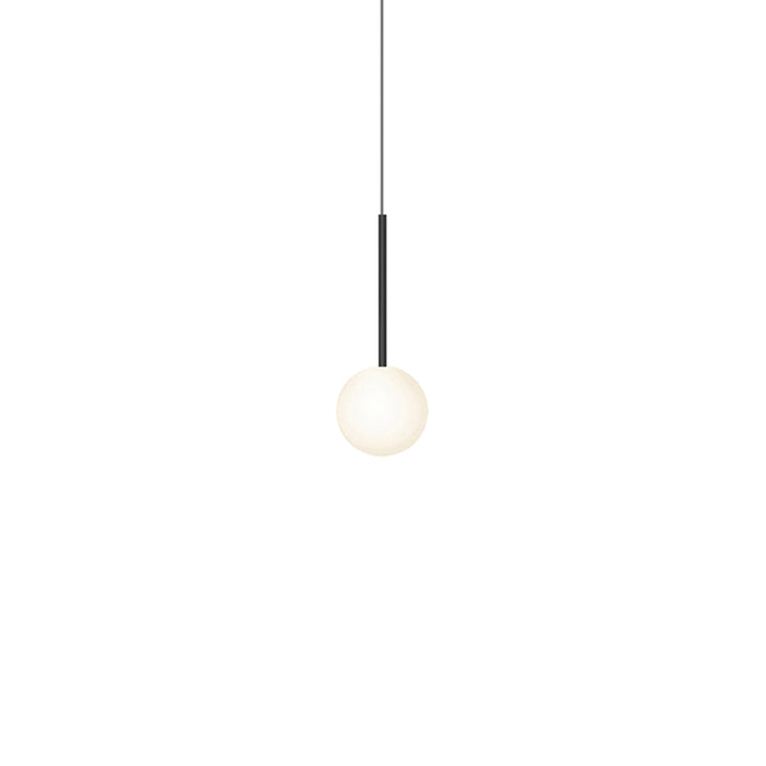 Bola Sphere LED Pendant Light in Matte Black (Small).