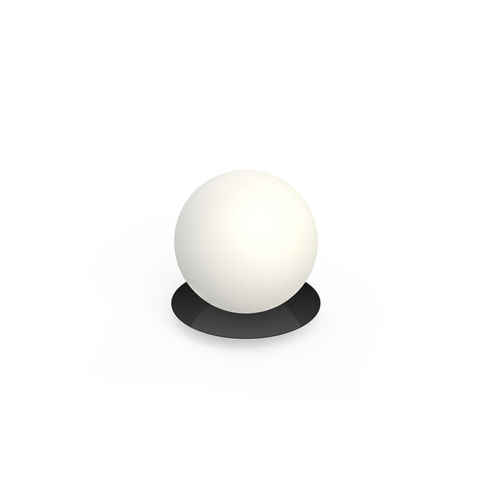 Bola Sphere LED Table Lamp in Matte Black (Small).