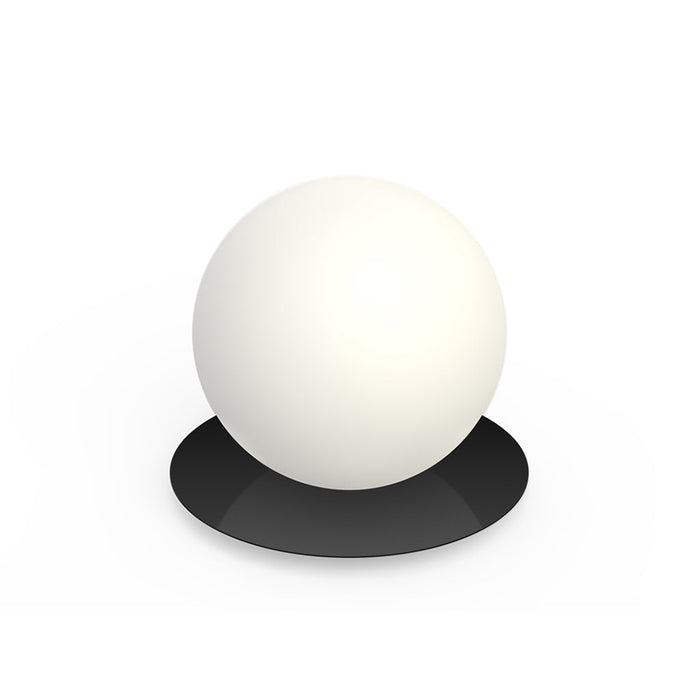 Bola Sphere LED Table Lamp in Matte Black (Large).