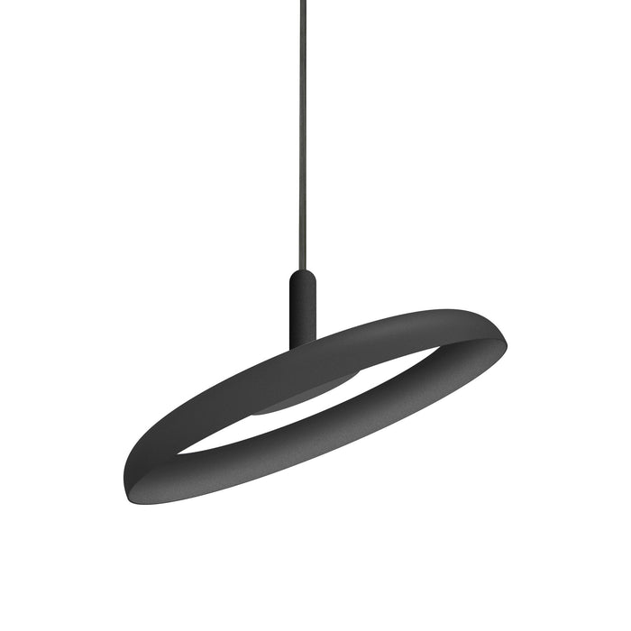 Nivel LED Pendant Light in Black/Black (Small).