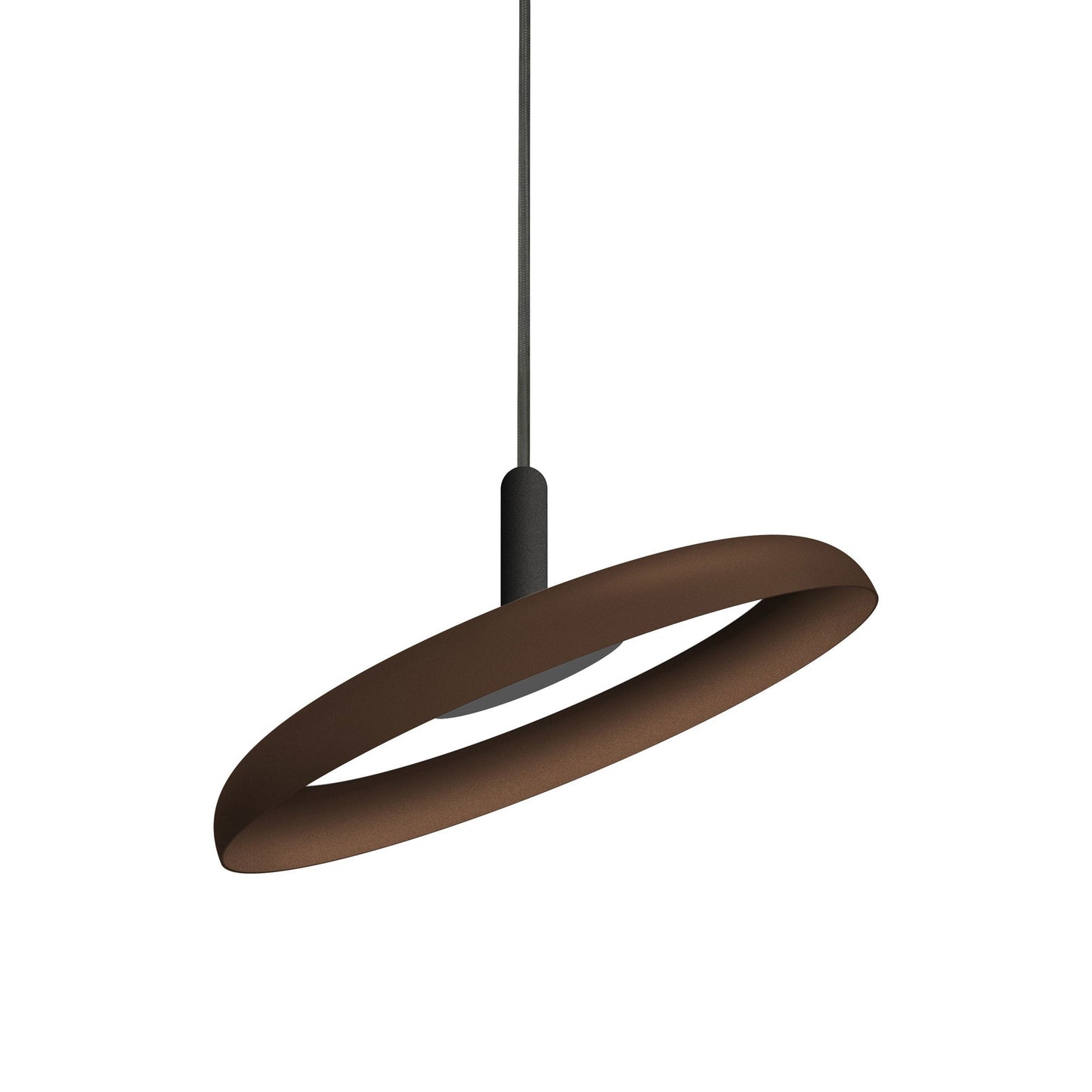 Nivel LED Pendant Light in Espresso/Black (Small).