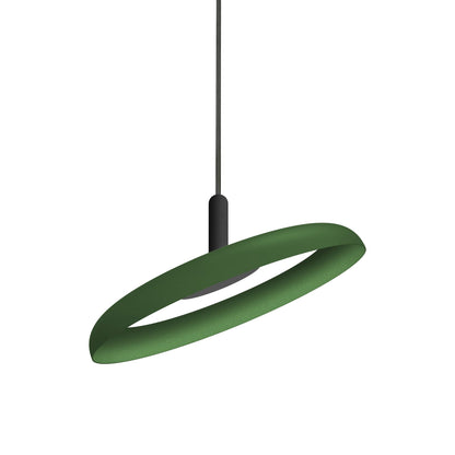 Nivel LED Pendant Light in Forrest/Black (Small).