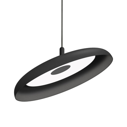 Nivel LED Pendant Light in Black/Black (Large).