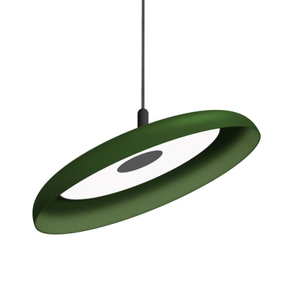 Nivel LED Pendant Light in Forrest/Black (Large).
