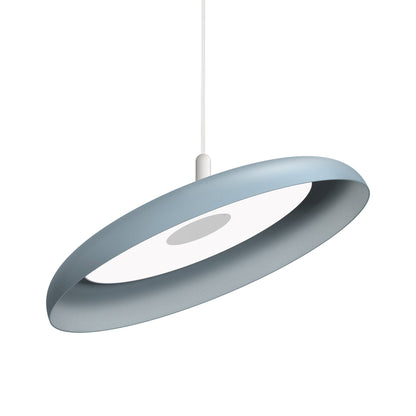 Nivel LED Pendant Light in Slate Blue/White (Large).