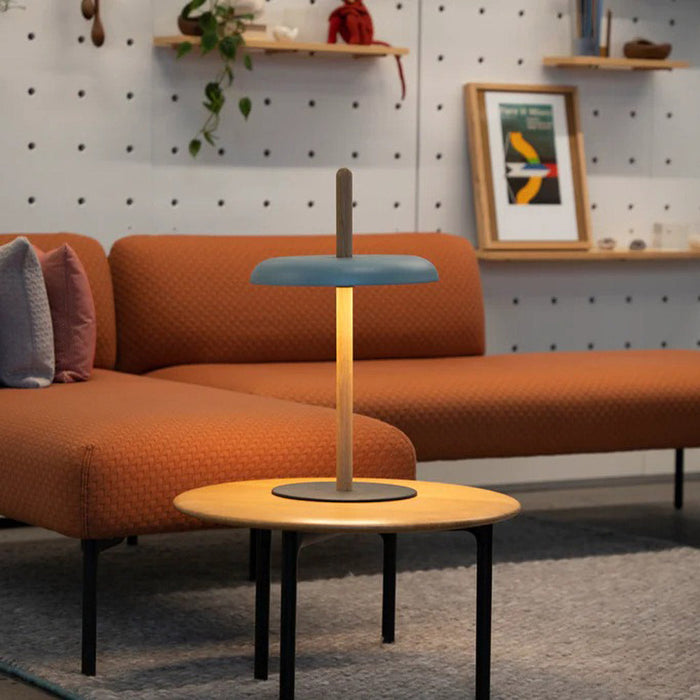 Nivel LED Table Lamp in living room.