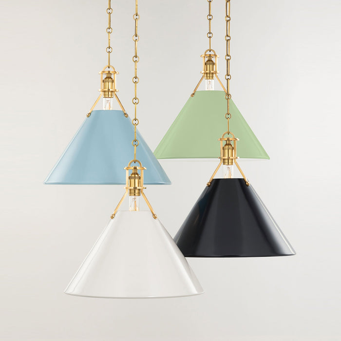 Painted No.2 Pendant Light in various color.