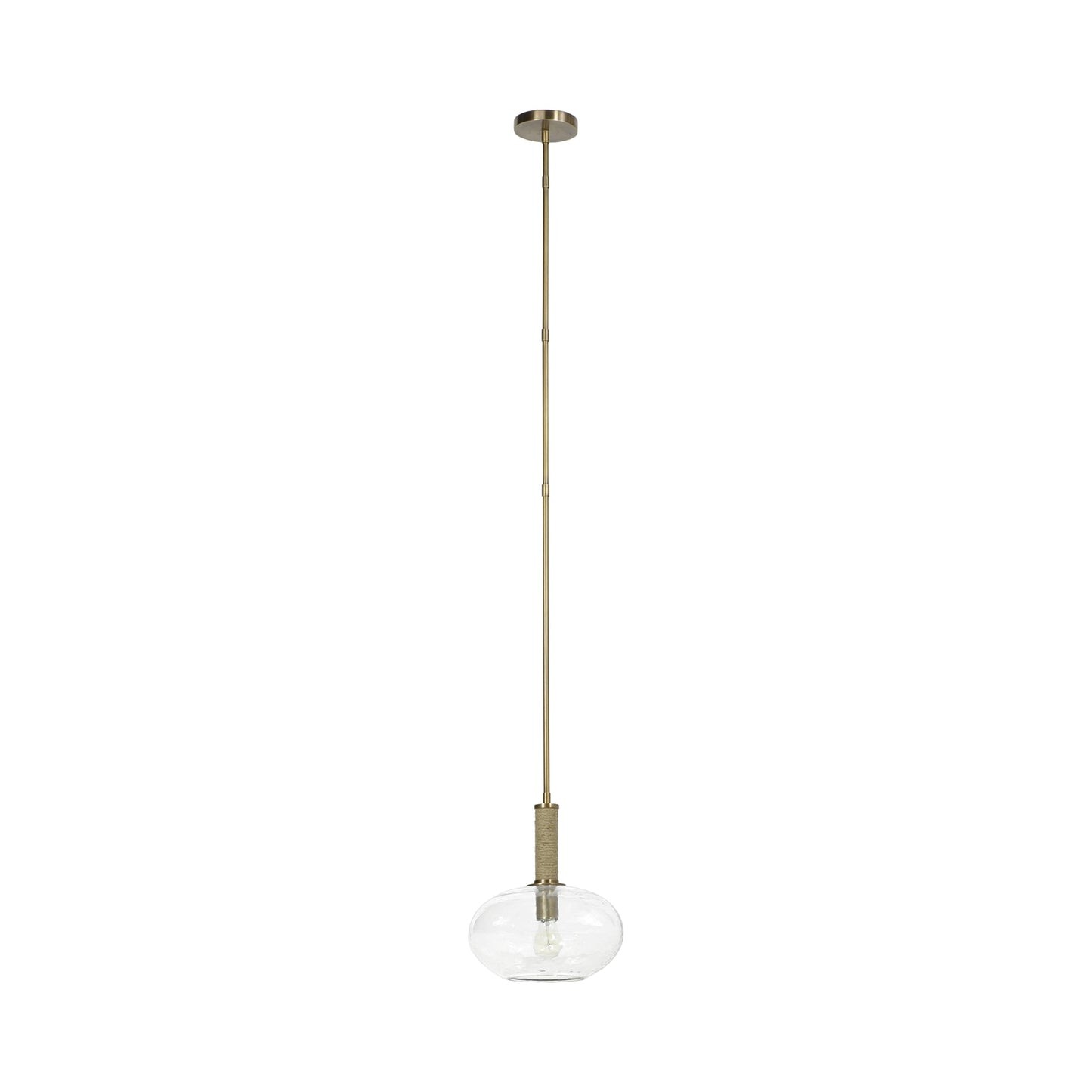 Bronson Pendant Light in Brass (Wide).