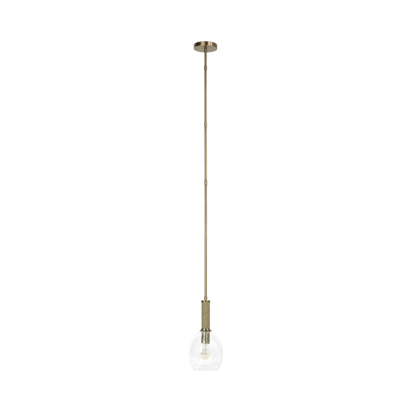 Bronson Pendant Light in Brass (Oval).