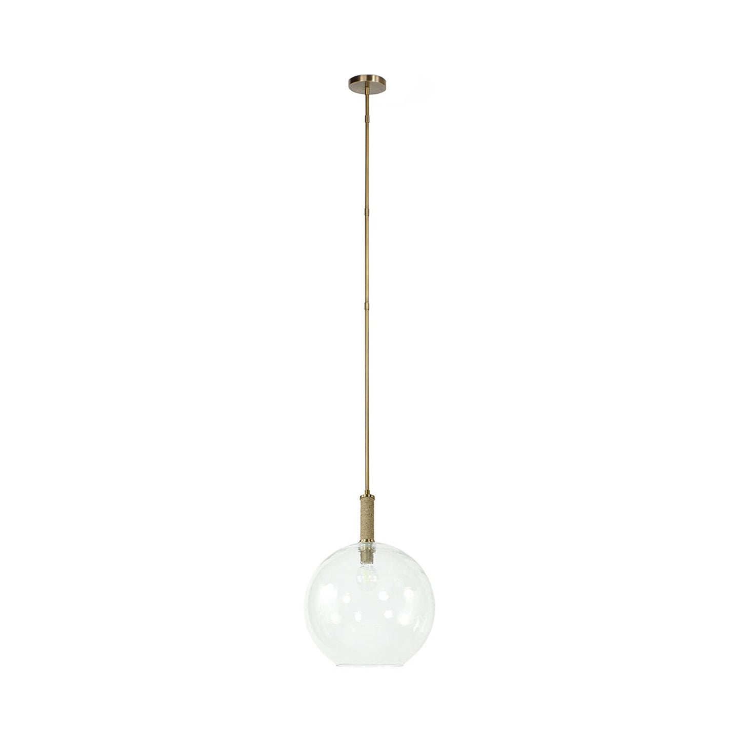 Bronson Pendant Light in Brass (Globe).