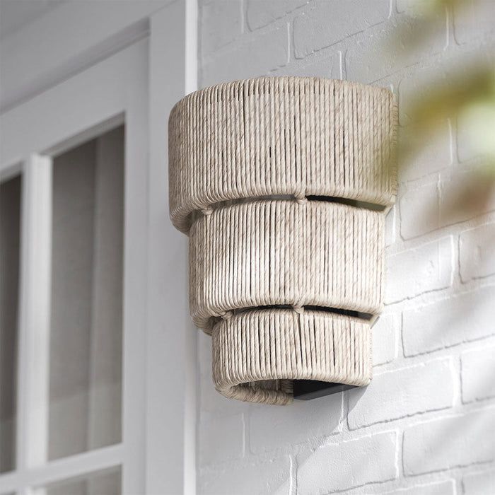 Everly Outdoor Wall Light in Outside Area.