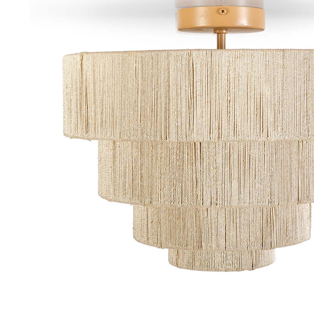 Everly Semi Flush Mount Ceiling Light in Detail.