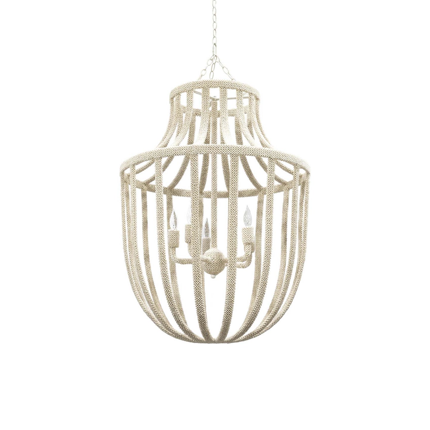 Paloma Chandelier in White.