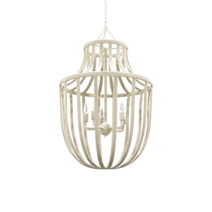 Paloma Chandelier in White.