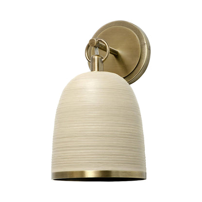 Rivoli Wall Light in Sand.