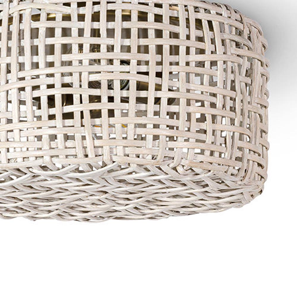 Seacliff Flush Mount Ceiling Light in Detail.