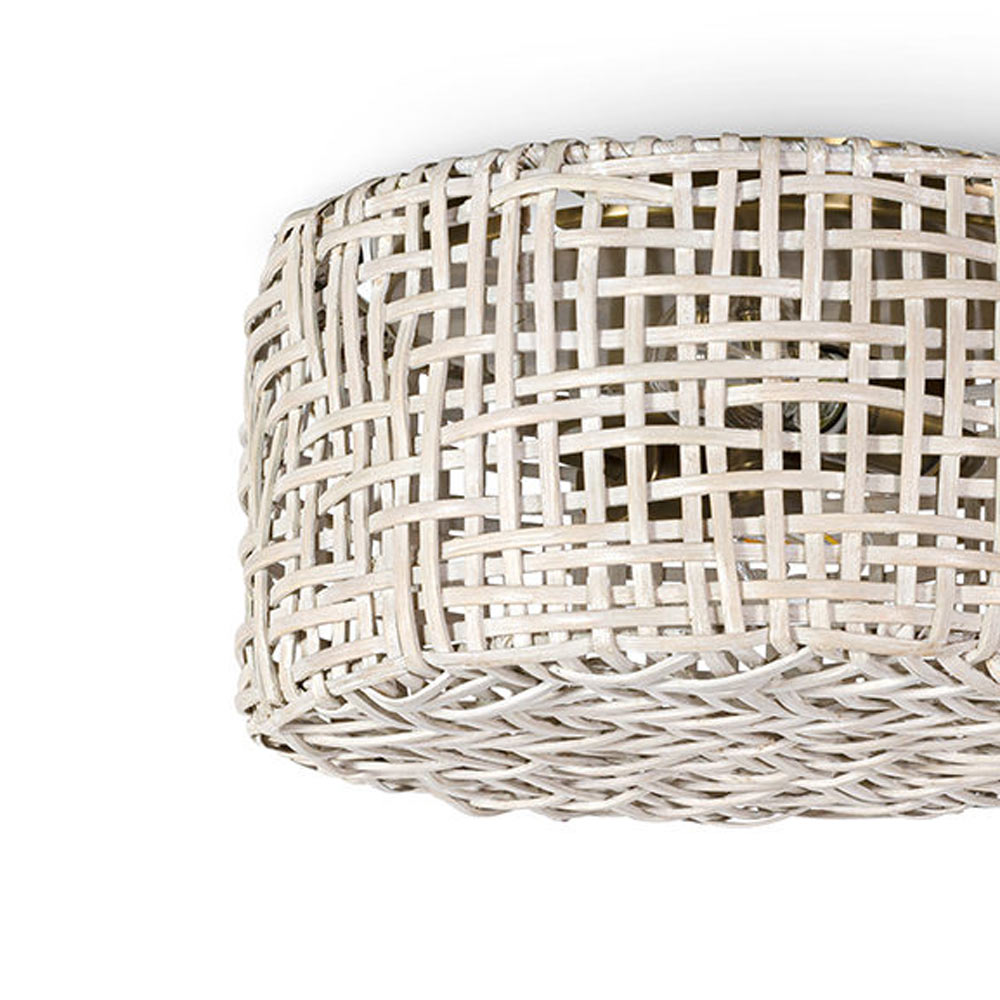 Seacliff Flush Mount Ceiling Light in Detail.
